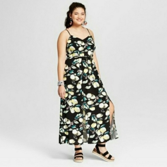 Xhilaration Dresses Xhilaration Lemon Maxi Dress Poshmark